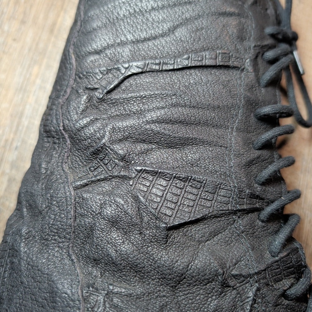 Acme Vintage 90s Rhianon Black Leather Lace Up Cowboy Western Boots Size 6 M - Picture 14 of 14